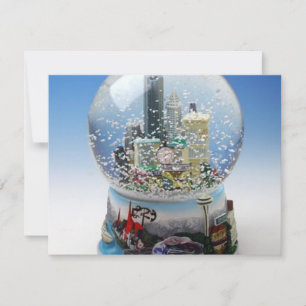 Weihnachts-Schneekugel