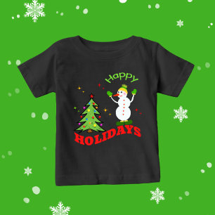 Weihnachts-Schneemann  Baby T-shirt