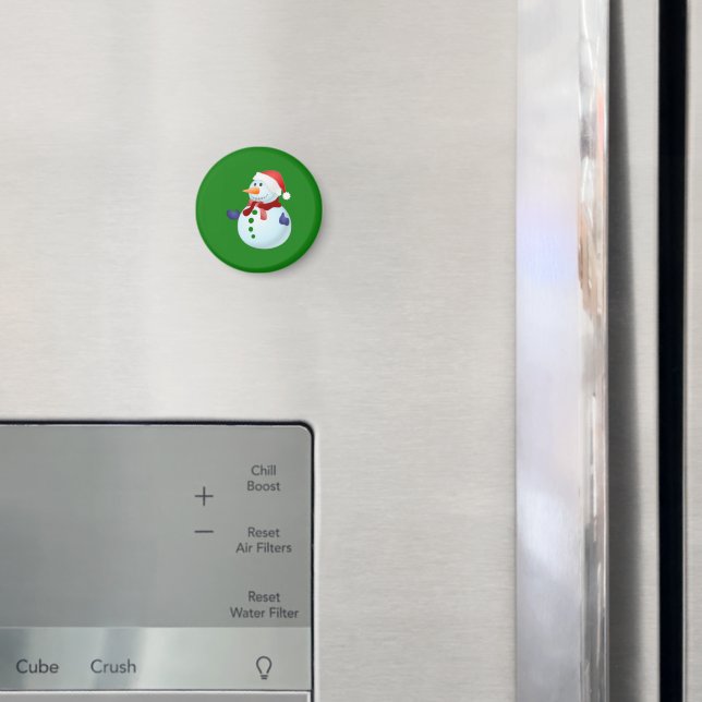 Weihnachts-Schneemann-Magnet Magnet (In Situ (Kühlschrank))