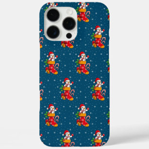 Weihnachts-Schneemann Whimsical Muster iPhone 16 Pro Max Hülle