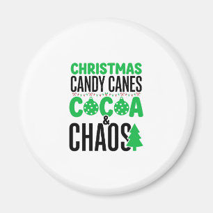 Weihnachts-Schoko-Haken Chaos Design Magnet