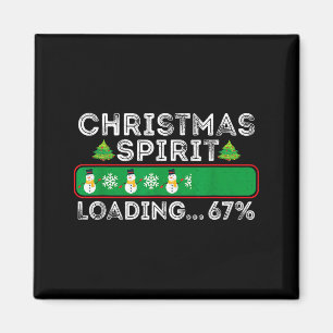 Weihnachts-Schrift Lade 67 Sechs Sieben Meme Lusti Magnet