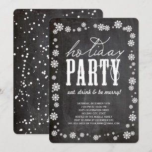 Weihnachts-Schulwand-Holiday-Party-Einladung Einladung