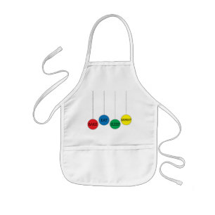 Weihnachts-Schürze "Bake Eat Sleep Repeat" Kinderschürze