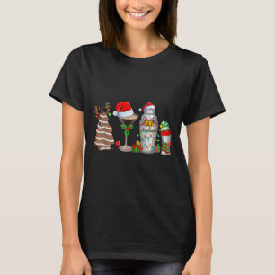 Weihnachts-Schwanz Espresso Martini Drink Party Ba T-Shirt