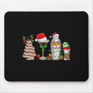 Weihnachts-Schwanz Espresso Martini Trinkparty Rte Mousepad