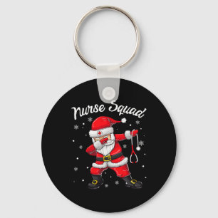 Weihnachts Scrub Tops Frauen Dabbing Santa Scrubs Schlüsselanhänger