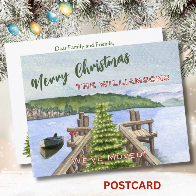 Weihnachts-See-Budget-Feiertagsankündigung Feiertagskarte (Von Creator hochgeladen)