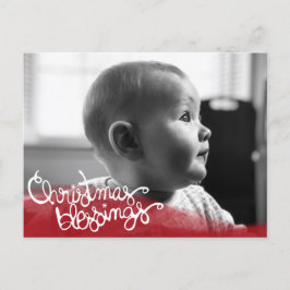 Weihnachts-Segnungen Feiertagspostkarte