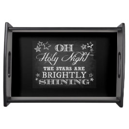 Weihnachts-Serviertablett/Chalk-Board Art Tablett