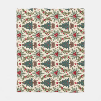 Weihnachts-Sherpa-Blankets Fleecedecke