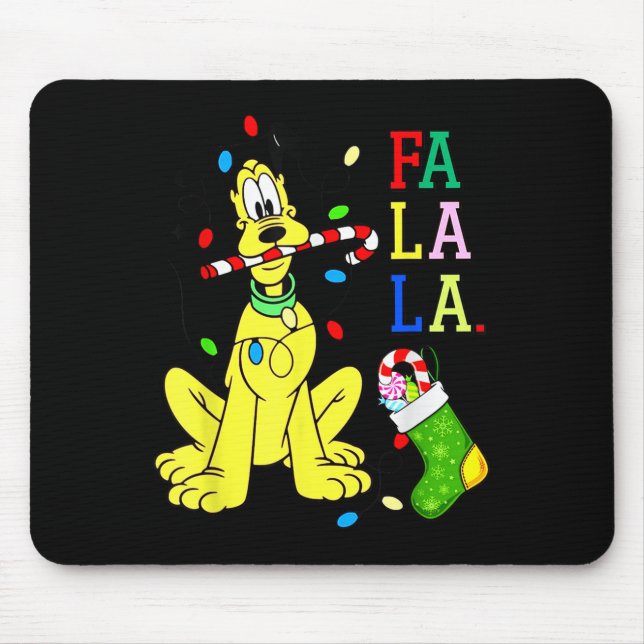 Weihnachts-Shirt Cute La Fa Fa Swea  Mousepad (Vorne)