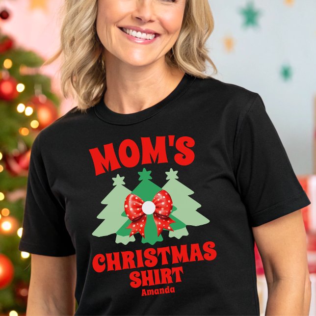 Weihnachts-Shirt der personalisierten Mama Tri-Blend Shirt (Von Creator hochgeladen)