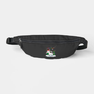 Weihnachts-Shirt Einhorn Mädchen Weihnachts-Outfit Bauchtasche