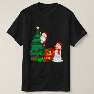 Weihnachts-Shirt Frohe und helle Weihnachtsleuchte T-Shirt