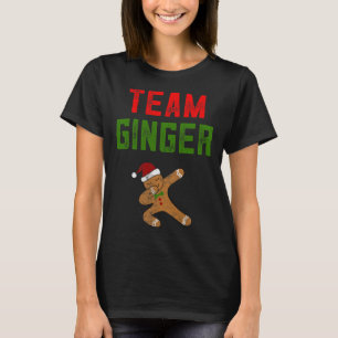 Weihnachts-Shirt für Kinder Team Ingwer Dabbing In T-Shirt