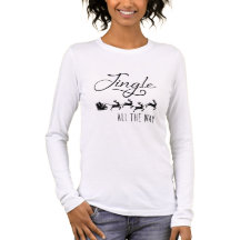 Weihnachts-Shirt "Jingle All The Way"