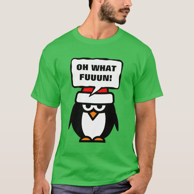 Weihnachts-Shirt mit sarkastischem Zitat T-Shirt (Vorderseite)