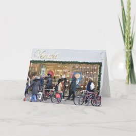 Weihnachts-Shopper King's Road London Fotografy Karte