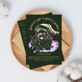 Weihnachts-Sip & Snack Soiree Weihnachts-Party Einladung