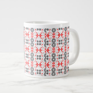 Weihnachts-Skandinavien Folklore-Muster Jumbo-Tasse