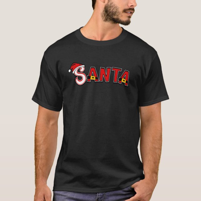 Weihnachts-Skateboard Santa Skateboard Santa Fu T-Shirt (Vorderseite)