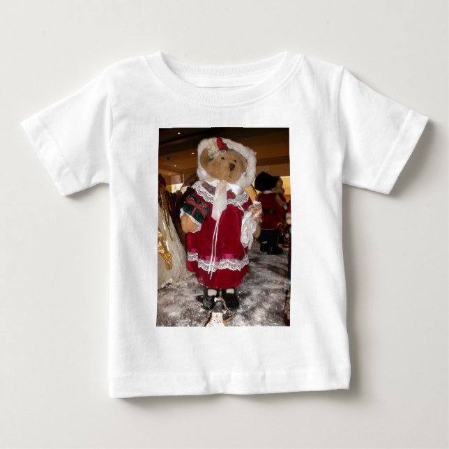 Weihnachts-Skater Teddy Bear T - Shirt (Vorderseite)