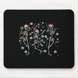 Weihnachts Skelett Tanzen Weihnachten Weihnachten Mousepad