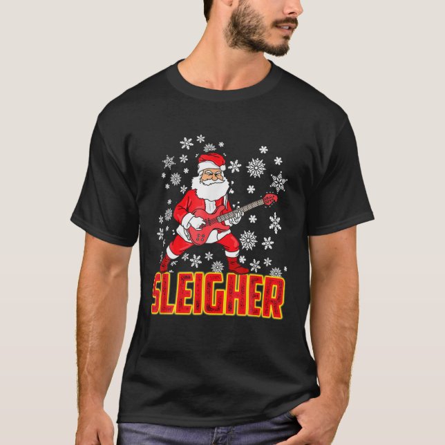 Weihnachts-Sleigher Weihnachtsfeiertag T-Shirt (Vorderseite)