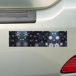 Weihnachts-SlipperyJoe fällt verschiedene Formen G Autoaufkleber
