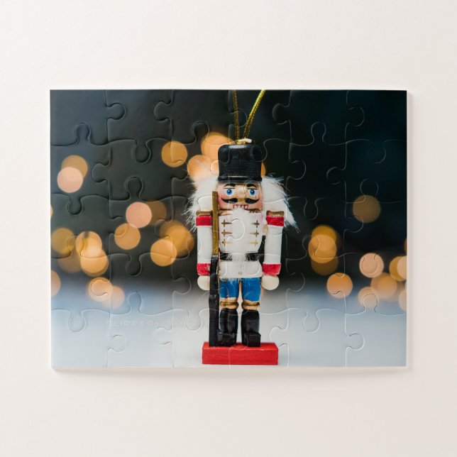 Weihnachts-SlipperyJoe Nutcracker figurine Ornamen (Horizontal)