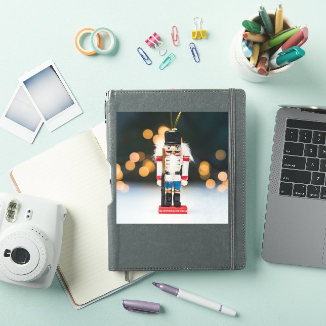 Weihnachts-SlipperyJoe Nutcracker figurine Ornamen Aufkleber (iPad Hülle)