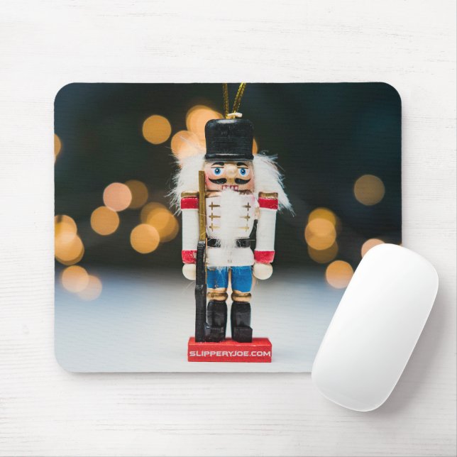 Weihnachts-SlipperyJoe Nutcracker figurine Ornamen Mousepad (Mit Mouse)