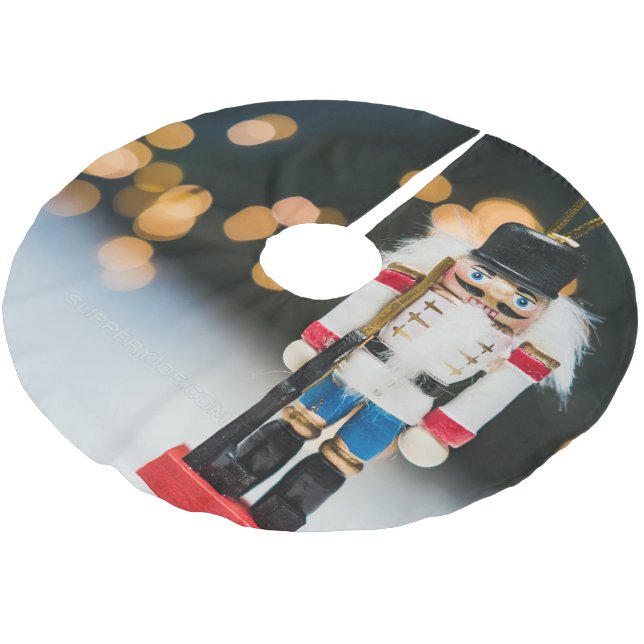 Weihnachts-SlipperyJoe Nutcracker figurine Ornamen Polyester Weihnachtsbaumdecke (Schrägansicht)