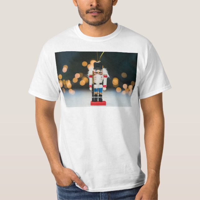 Weihnachts-SlipperyJoe Nutcracker figurine Ornamen T-Shirt (Vorderseite)
