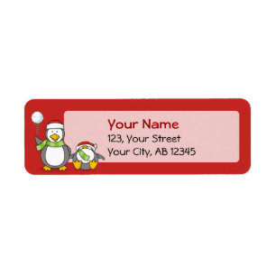 Weihnachts-Snowballpinguine