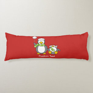 Weihnachts-Snowballpinguine Seitenschläferkissen
