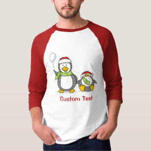 Weihnachts-Snowballpinguine T-Shirt