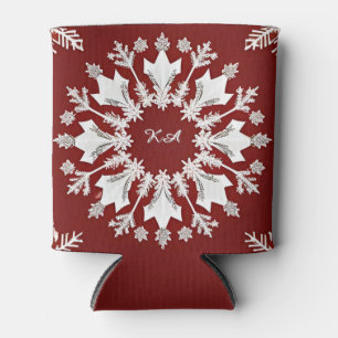 Weihnachts-Snowflakdesign Dosenkühler
