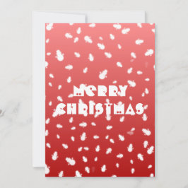 Weihnachts-Snowman-Flat-Karte