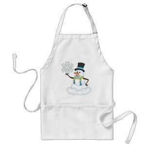 Weihnachts-Snowman Holiday Cartoon Schürze