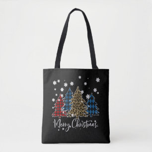 Weihnachts-Snowman-Leinwand Tasche