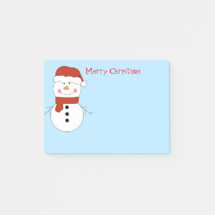 Weihnachts-Snowman Post-it-Notes Post-it Klebezettel