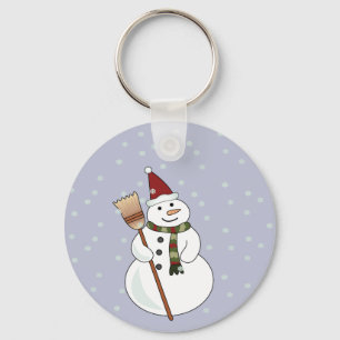 Weihnachts-Snowman-Schlüsselanhänger Schlüsselanhänger
