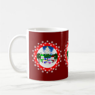 Weihnachts-Snowman-Tasse Kaffeetasse