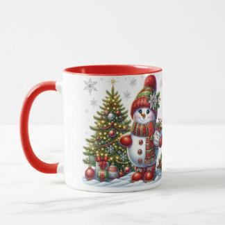 Weihnachts-Snowman-Tasse Tasse