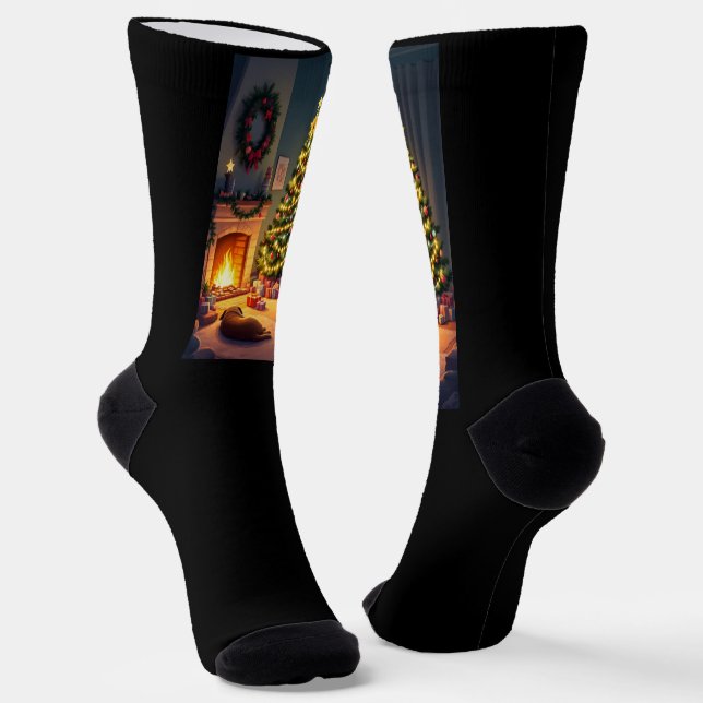 Weihnachts-Socken Socken (Gewinkelt)
