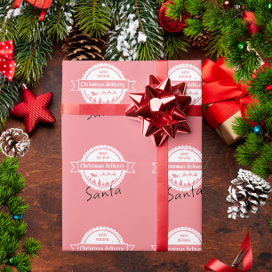 Weihnachts-Sonderausgabe vom Weihnachtsmann Geschenkpapier
