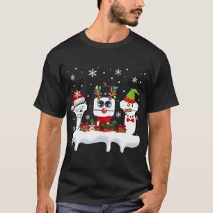 Weihnachts-Sonographin Ultrasound Funny Santa Rein T-Shirt