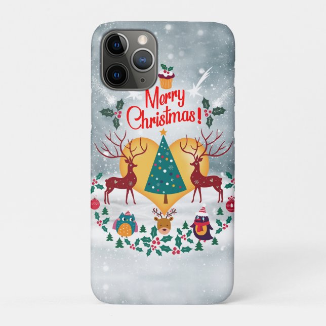 Weihnachts-Soul Ankündigung Postkarte Case-Mate iPhone Hülle (Rückseite)